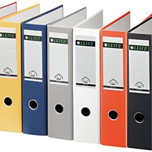LEITZ classeur plastique, 180 degrés, A4, 80 mm, jaune