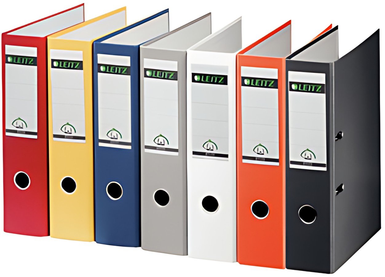LEITZ Classeur plastique, 180 degrés, A4, 80 mm, rouge