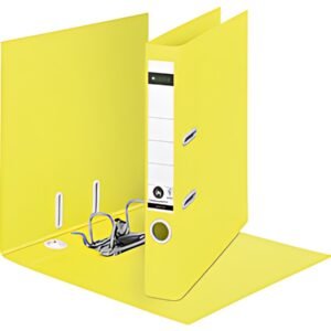 LEITZ Classeur Recycle, 180 degrés, 50 mm, jaune