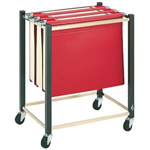 LEITZ Chariot pour dossiers suspendus A4/A3, marron, 4 roues