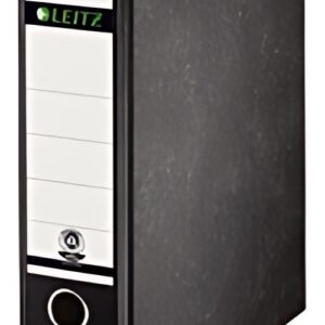 LEITZ Classeur marbré nuageux, 180 dégrés, A4, 80 mm, noir