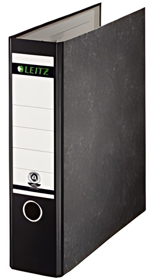 LEITZ Classeur marbré nuageux, 180 dégrés, A4, 80 mm, noir