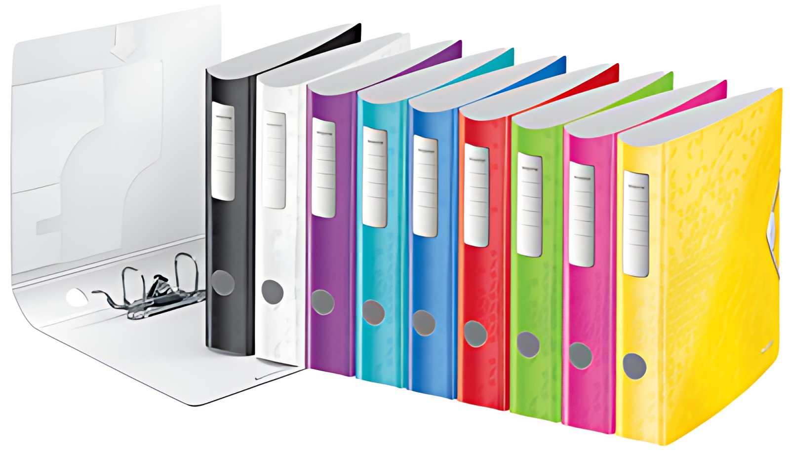 LEITZ Classeur Active WOW, 180 degrés, 60 mm, blanc