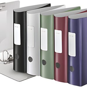LEITZ Classeur Active Style, 180 degré, 80 mm, rouge grenat