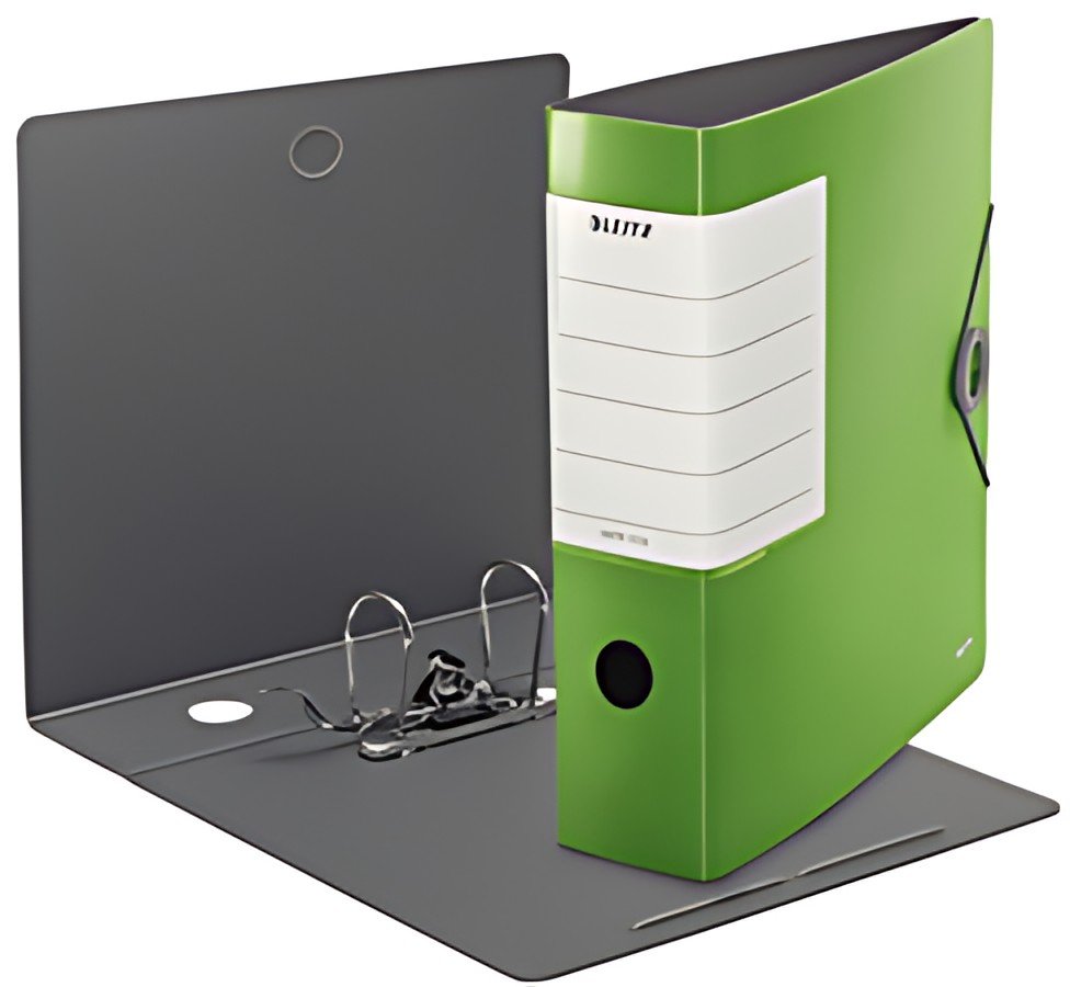 LEITZ Classeur Solide, 180 degrés, 82 mm, vert clair