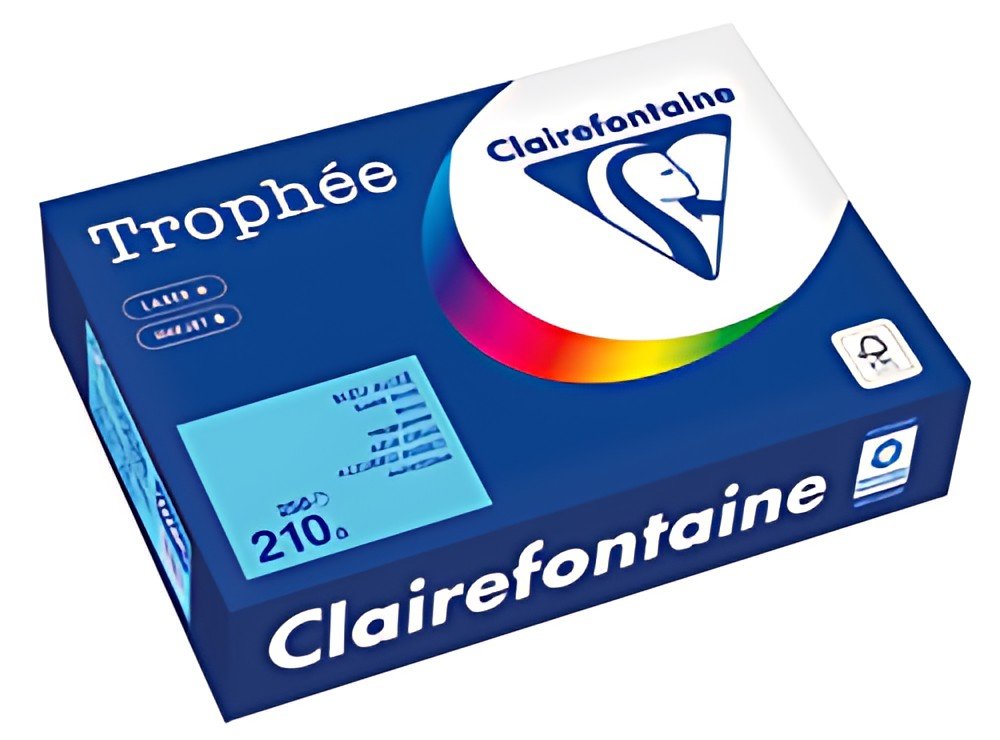 Clairefontaine Papier universel Trophée, A4, bleu alizé