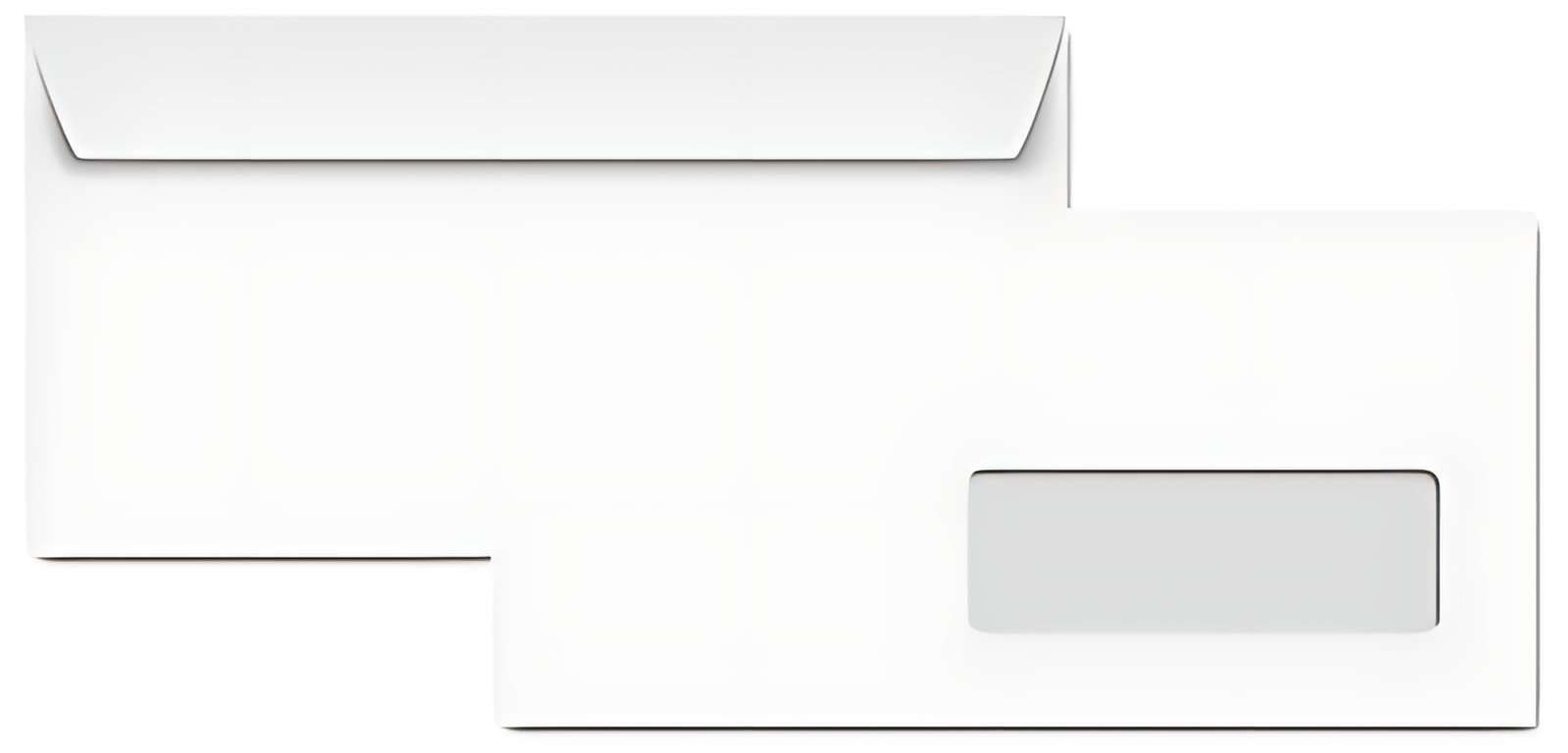 Clairefontaine Enveloppes DL, 110 x 220 mm, avec fenêtre