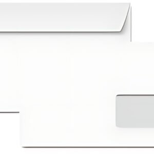Clairefontaine Enveloppes DL, 110 x 220 mm, blanc recyclé