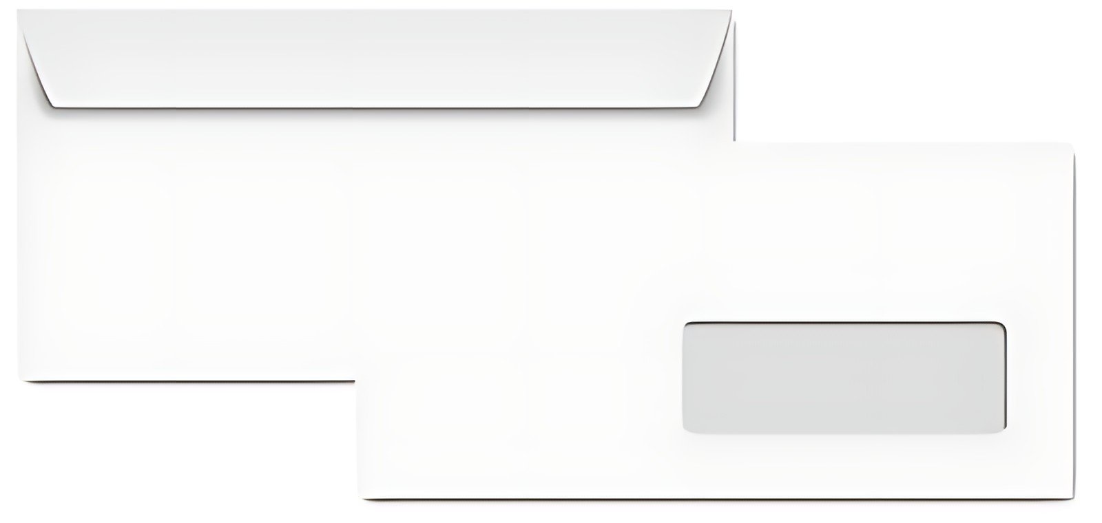 Clairefontaine Enveloppes DL, 110 x 220 mm, blanc recyclé