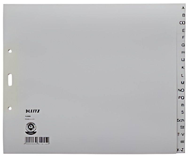 LEITZ Intercalaires en papier naturel, A-Z, A4+, mi-hauteur