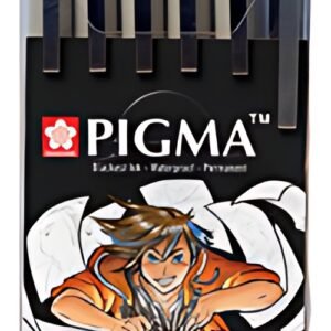 SAKURA Kit Manga PIGMA, étui de 6