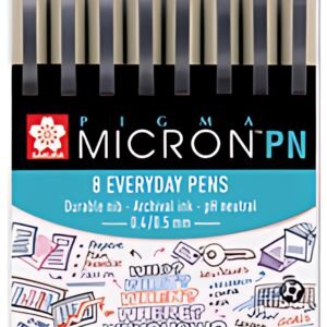 SAKURA Feutre fineliner Pigma Micron PN, kit de 8