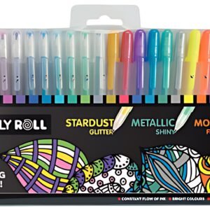 SAKURA Stylo roller à encre gel Gelly Roll Mix, étui de 24
