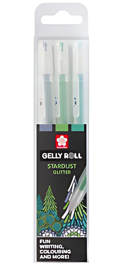 SAKURA Stylo roller à encre gel Gelly Roll Stardust "Forest"