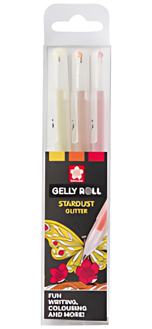 SAKURA Stylo roller à encre gel Gelly Roll Stardust "Happy"