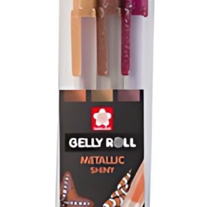 SAKURA Stylo roller à encre gel Gelly Roll Metallic "Nature"