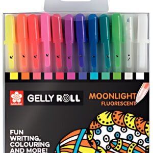 SAKURA Stylo roller encre gel Gelly Roll Moonlight étui de12