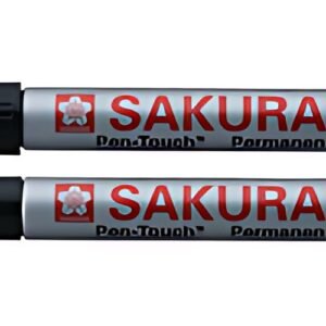 SAKURA Marqueur permanent Pen-touch 130, 1,2 mm, noir