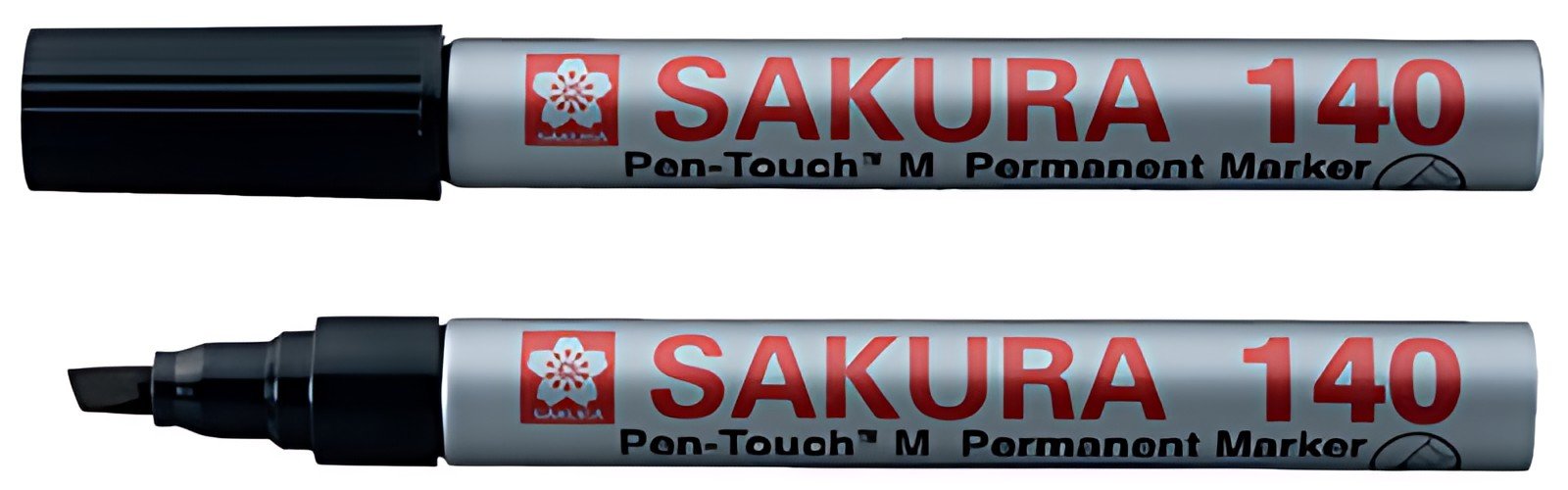 SAKURA Marqueur permanent Pen-touch 140, 4 mm, rouge