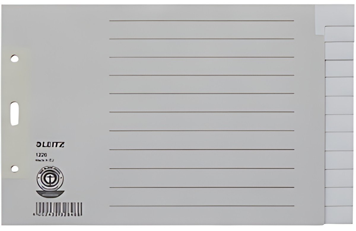 LEITZ Intercalaires en papier naturel, A5 paysage