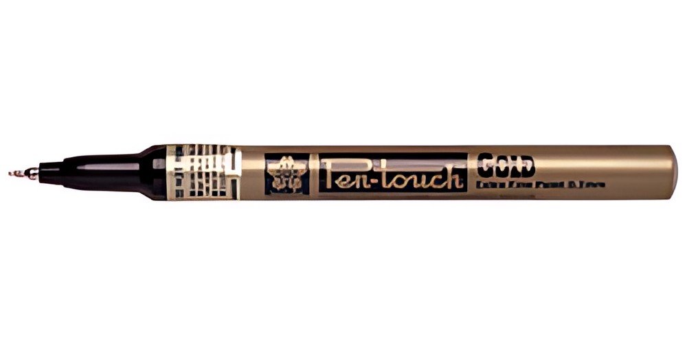 SAKURA Marqueur permanent Pen-touch Extra Fin, orange fluo