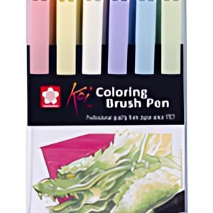 SAKURA Feutre pinceau Koi Colouring Brush Pen "Pastel"