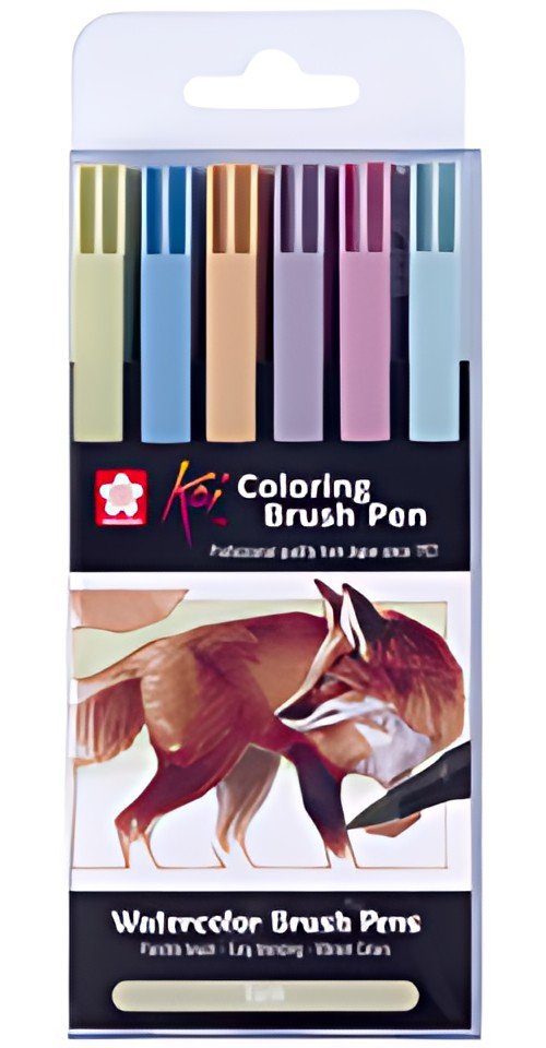 SAKURA Feutre pinceau Koi Colouring Brush Pen "Earth"