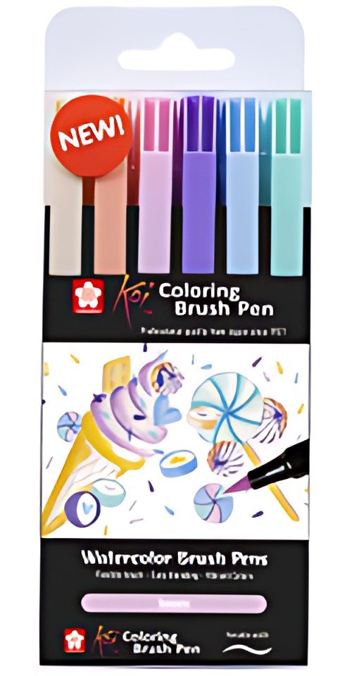 SAKURA Feutre pinceau Koi Colouring Brush Pen "Sweets"