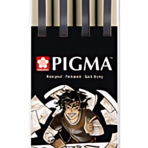 SAKURA Fineliner PIGMA MICRON Manga Set, sepia, 4er Etui
