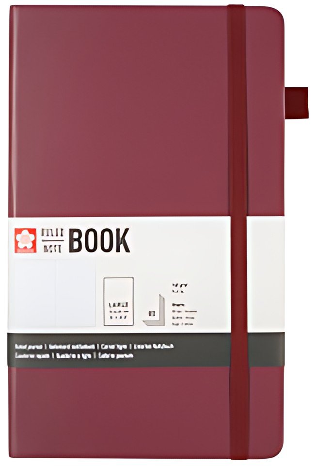 SAKURA Carnet, 130 x 210 mm, ligné, mûre