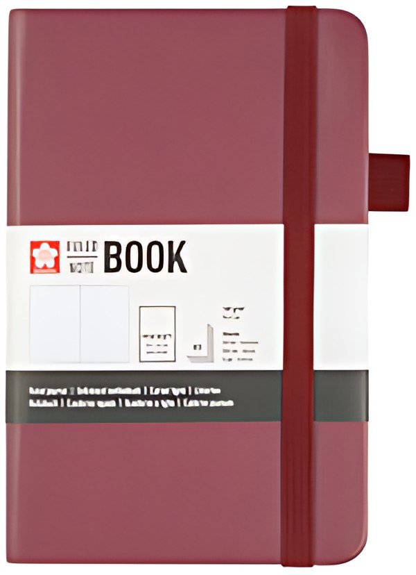 SAKURA Carnet, 90 x 140 mm, ligné, mûre