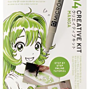 SAKURA Kit créatif Manga, 3 stylos + papier