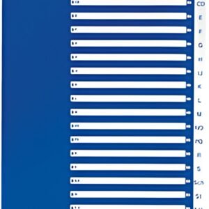LEITZ Intercalaires en plastique, A-Z, A4, 21 touches, PP