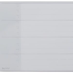 Registre en plastique LEITZ, mois, A4 extra-largeur, décembre-janvier.