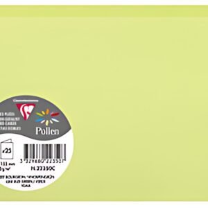 Pollen by Clairefontaine Carte double C6, vert bourgeon
