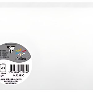 Pollen by Clairefontaine Carte double C6, blanc irisé