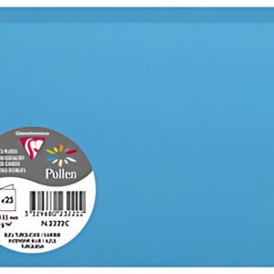 Pollen by Clairefontaine Carte double C6, bleu turquoise