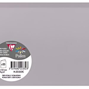 Pollen by Clairefontaine Carte double C6, gris koala