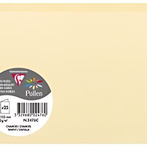 Pollen by Clairefontaine Carte double C6, chamois