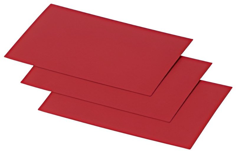 Pollen by Clairefontaine Carte 70 x 95 mm, rouge groseille