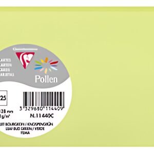Pollen by Clairefontaine Carte 82 x 128 mm, vert bourgeon