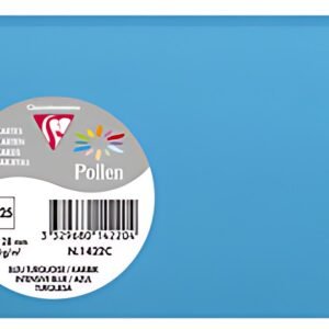 Pollen by Clairefontaine Carte 82 x 128 mm, bleu turquoise