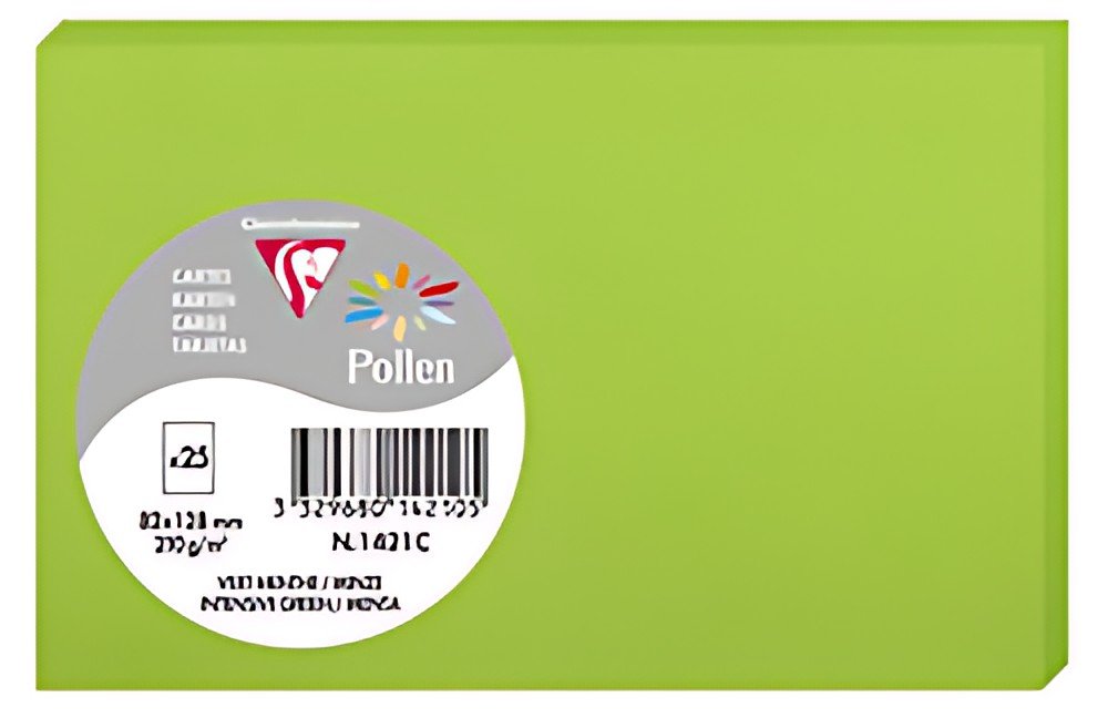 Pollen by Clairefontaine Carte 82 x 128 mm, vert menthe
