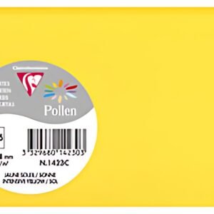 Pollen by Clairefontaine Carte 82 x 128 mm, jaune soleil