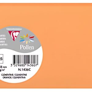 Pollen by Clairefontaine Carte 82 x 128 mm, clémentine