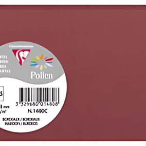 Pollen by Clairefontaine Carte 82 x 128 mm, bordeaux