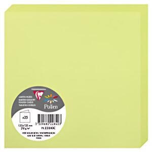 Pollen by Clairefontaine Carte double 135 mm, vert bourgeon