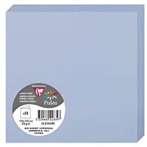 Pollen by Clairefontaine Carte double 135 mm, bleu lavande
