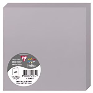Pollen by Clairefontaine Carte double 135 mm, gris koala