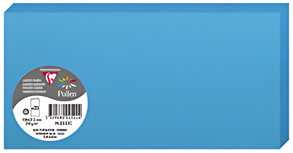 Pollen by Clairefontaine Carte double DL, bleu turquoise